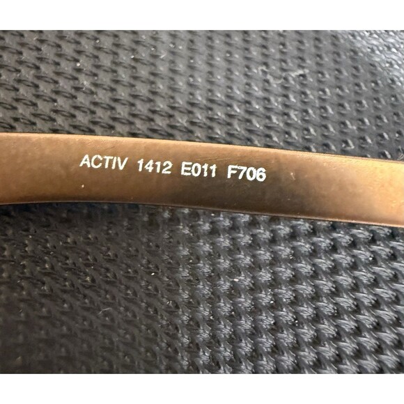 Lacoste ACTIV 1412 E011 F706 Eyeglass Frames Brown Gray Rectangular with Case main image 15